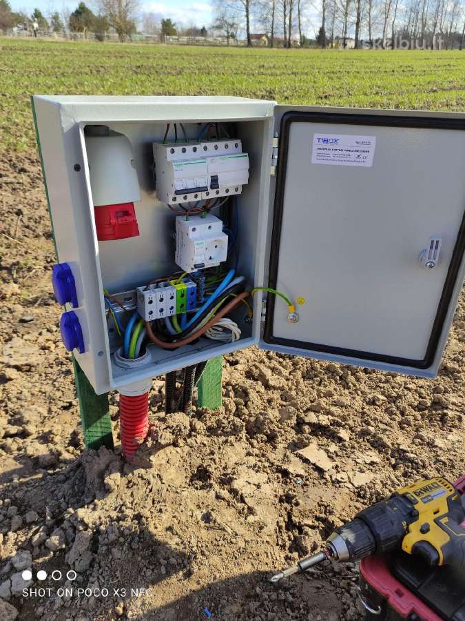 Naujas statybinis elektros skydas - 75€ - nuotraukos Nr. 7