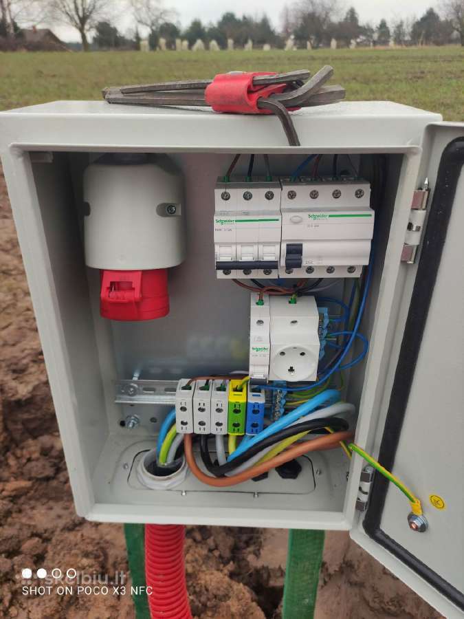 Naujas statybinis elektros skydas - 75€ - nuotraukos Nr. 8