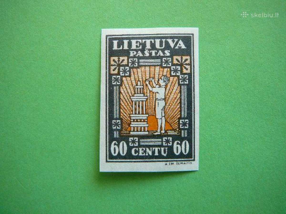 Lietuva 1933 Septyndieniai 60c. svarus lit369bs