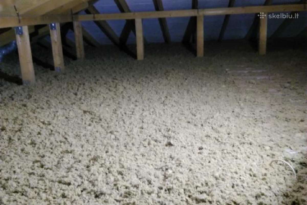Konstrukcijų šiltinimas purškiama vata, Tinkavimas - nuotraukos Nr. 2