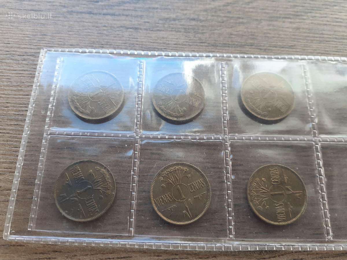 1 centas 1925 m.unc