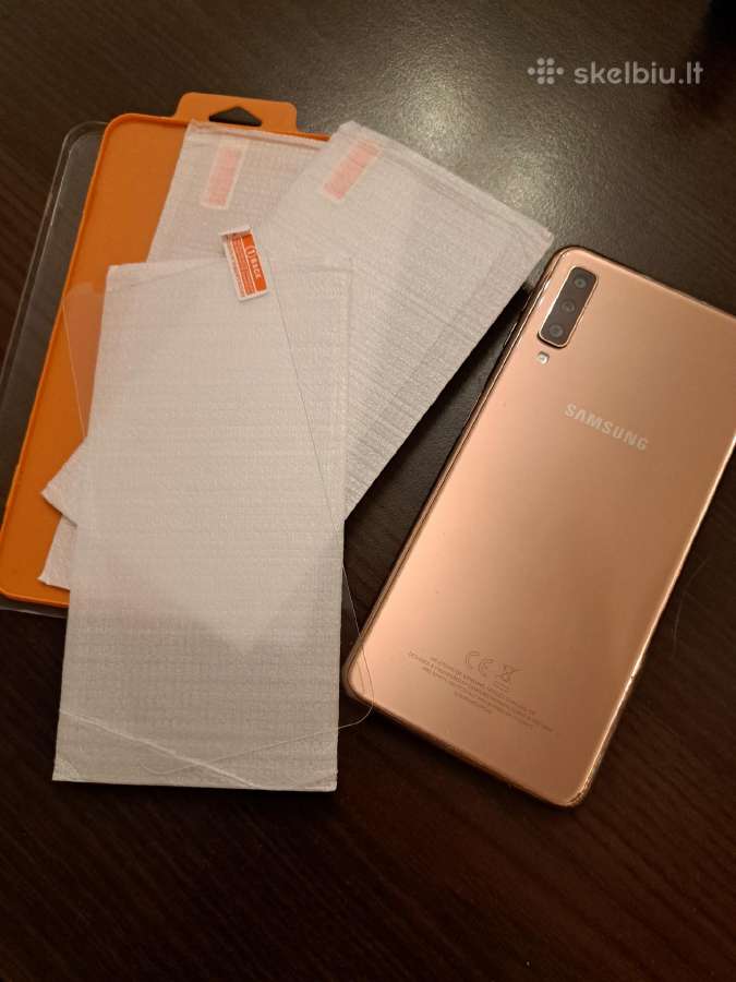 Samsung galaxy a7 stikliukai, 3 vnt.