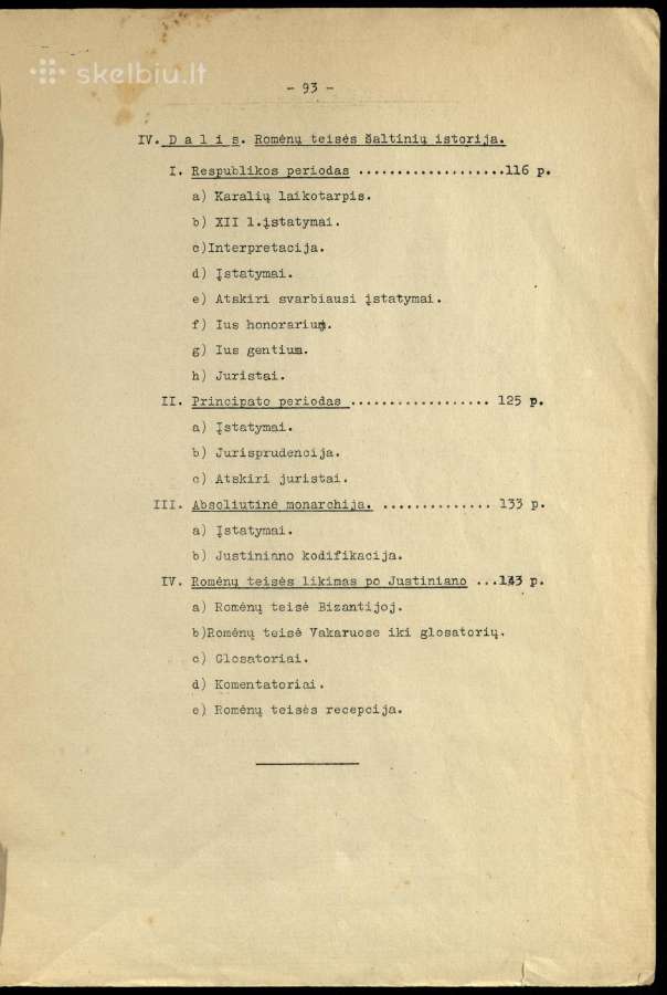 1339. Romėnų Teisė. Istorija Ir Dogma - nuotraukos Nr. 4