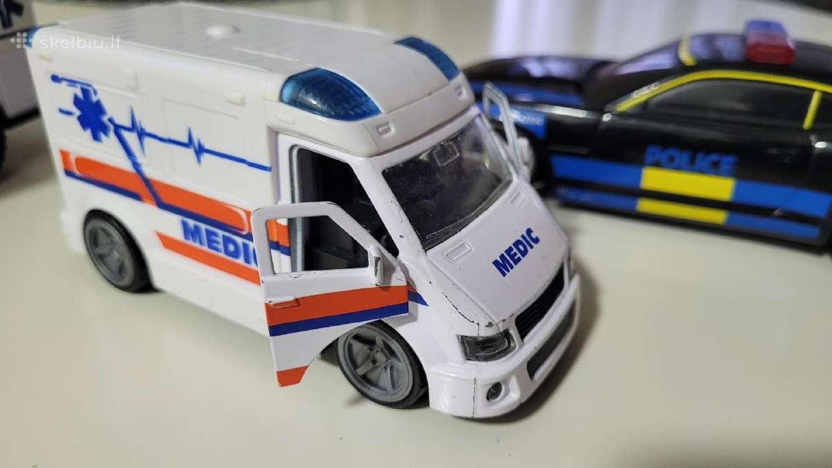 Greitosios bei policijos žaisliniai automobiliai - nuotraukos Nr. 5