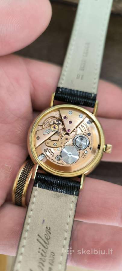 Omega Geneve vyriškas, auksu dengtas laikrodis - nuotraukos Nr. 4