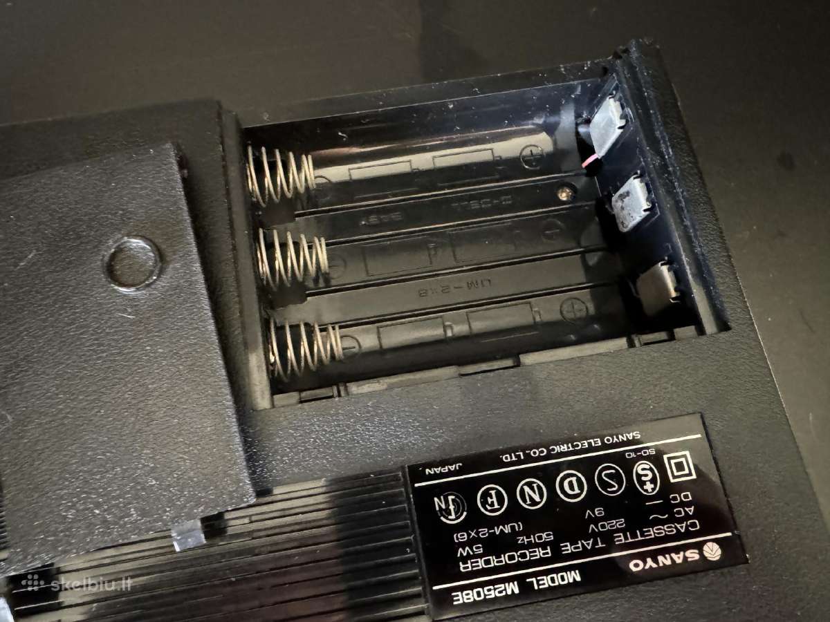 Sanyo model M2508e veikiantis - nuotraukos Nr. 6