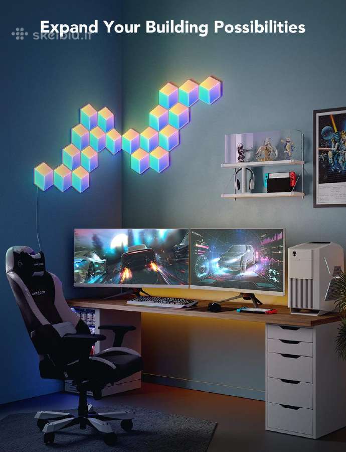 30vnt Goovee Glide Hexa Pro LED Light Panels - nuotraukos Nr. 2