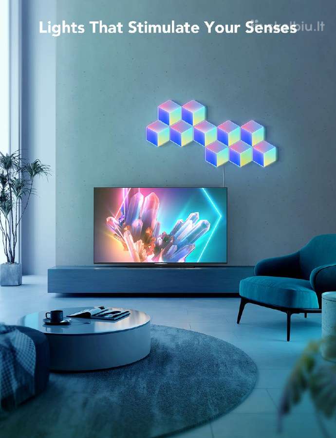 30vnt Goovee Glide Hexa Pro LED Light Panels - nuotraukos Nr. 4
