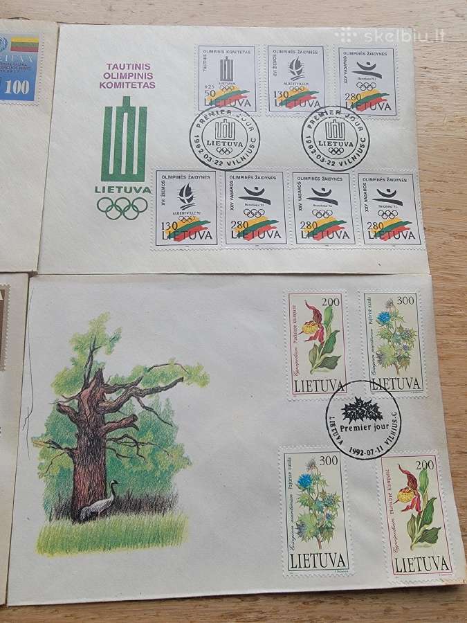 1990-1992 m.pašto vokai - nuotraukos Nr. 2