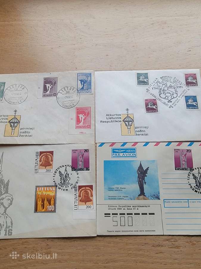1990-1992 m.pašto vokai - nuotraukos Nr. 7
