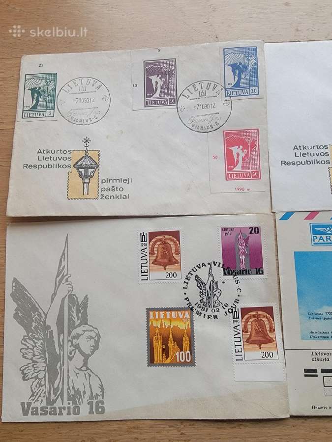 1990-1992 m.pašto vokai - nuotraukos Nr. 8