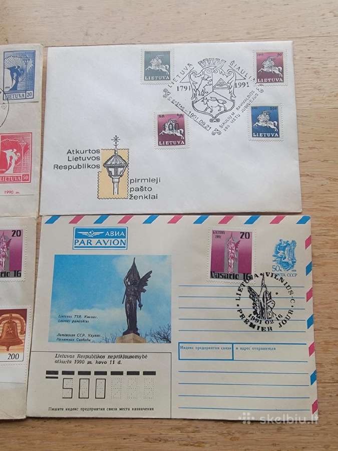 1990-1992 m.pašto vokai - nuotraukos Nr. 9