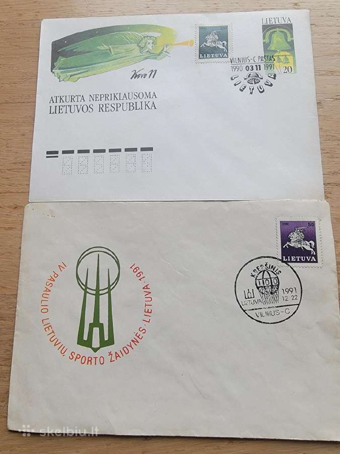 1990-1992 m.pašto vokai - nuotraukos Nr. 10