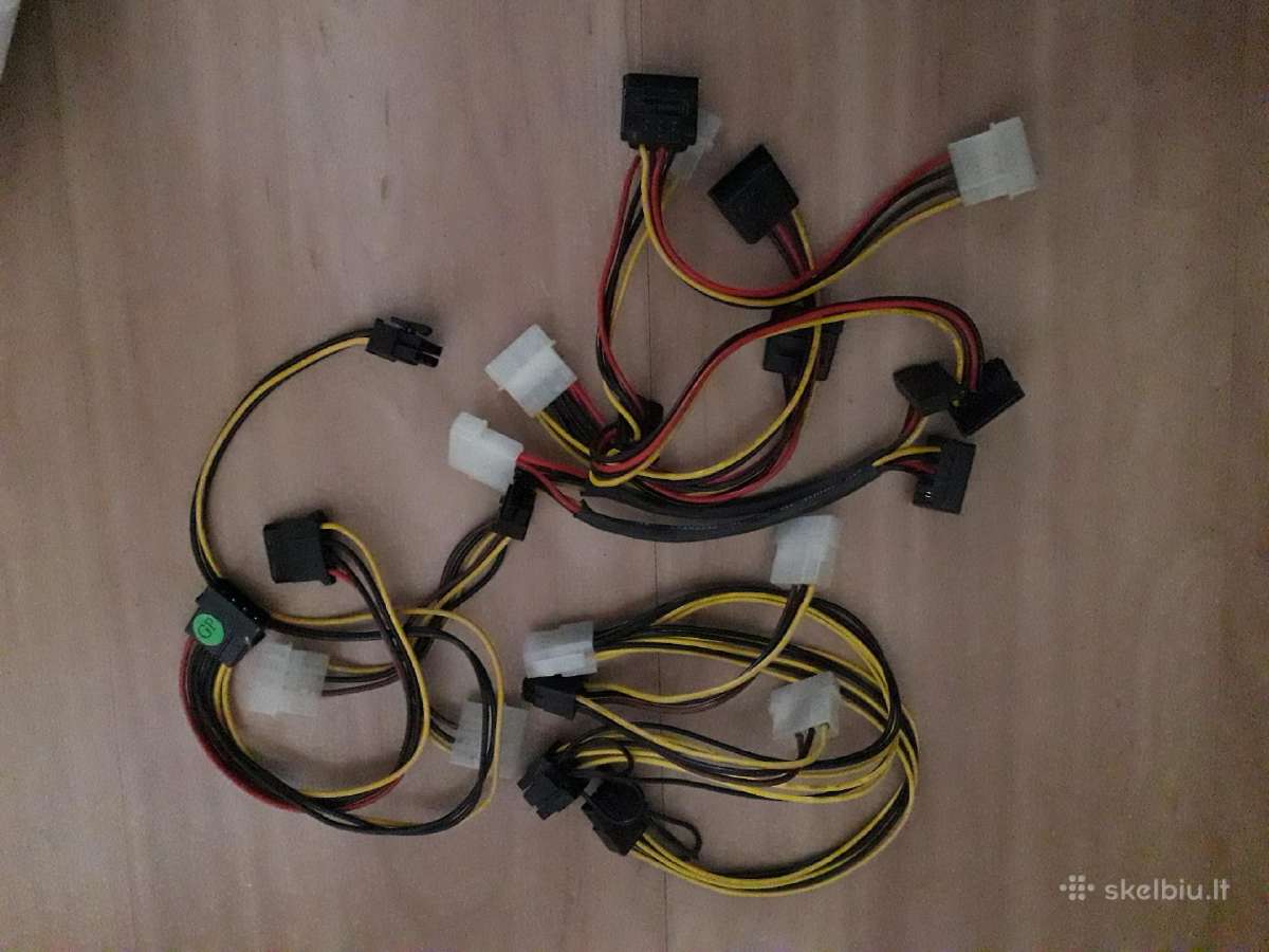 Vga, Rca, maitinimo ir kiti jungiamieji kabeliai - nuotraukos Nr. 4