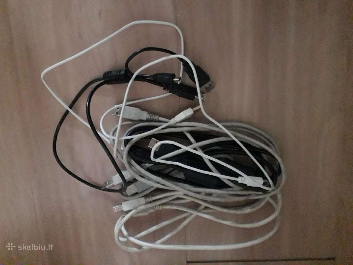 Vga, Rca, maitinimo ir kiti jungiamieji kabeliai - nuotraukos Nr. 3