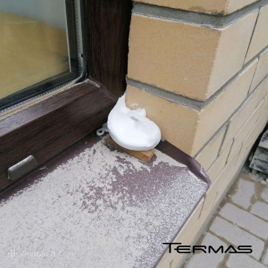 Oro tarpo šiltinimas Aminotherm termoputa - nuotraukos Nr. 7