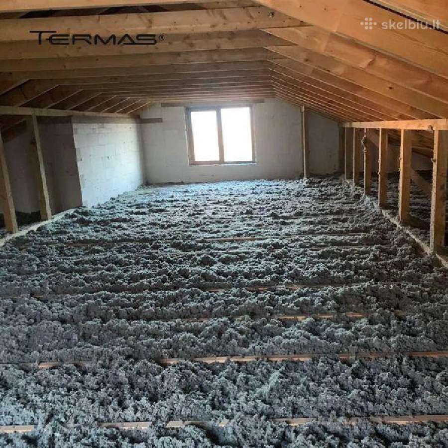 Šiltinimas mineraline vata ir ekovata - nuotraukos Nr. 14