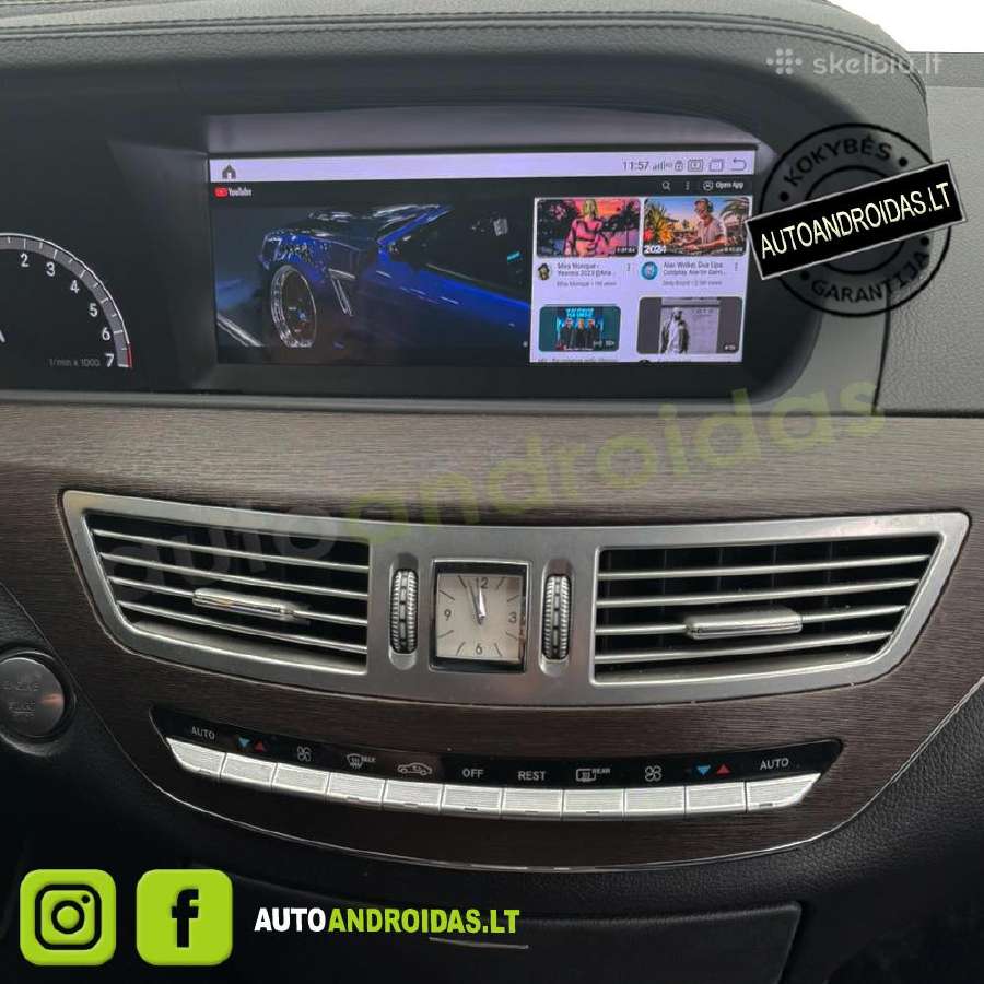 Mercedes Benz S W221 2006-13 Android multimedia