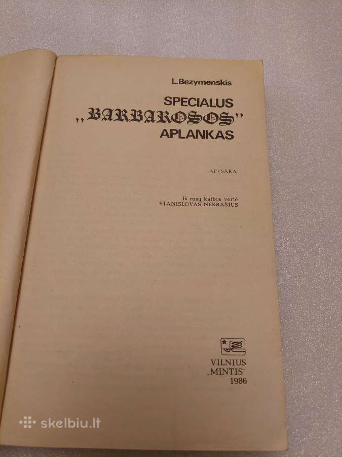 Specialus " Barbarosos" aplankas - nuotraukos Nr. 2