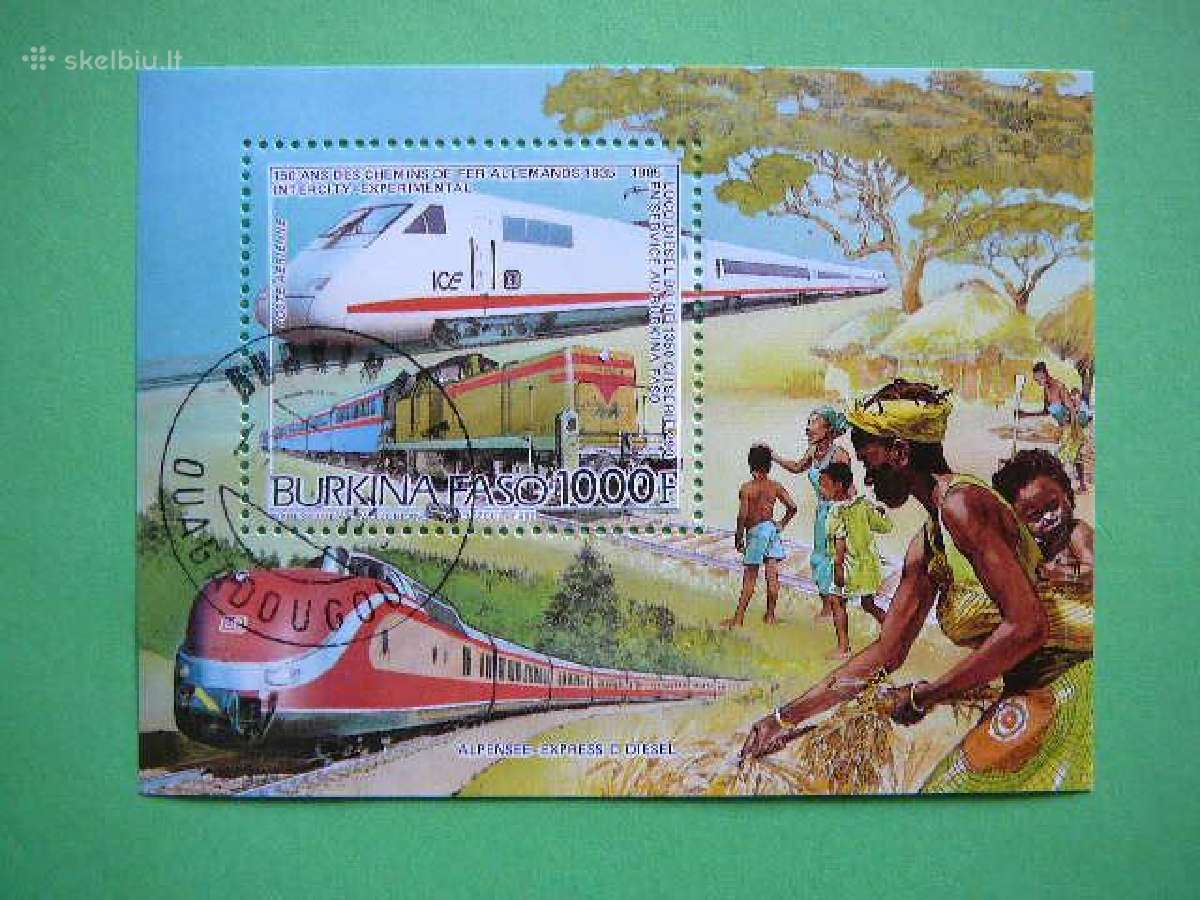 Traukiniai Burkina Faso 1986 antsp. bfs120