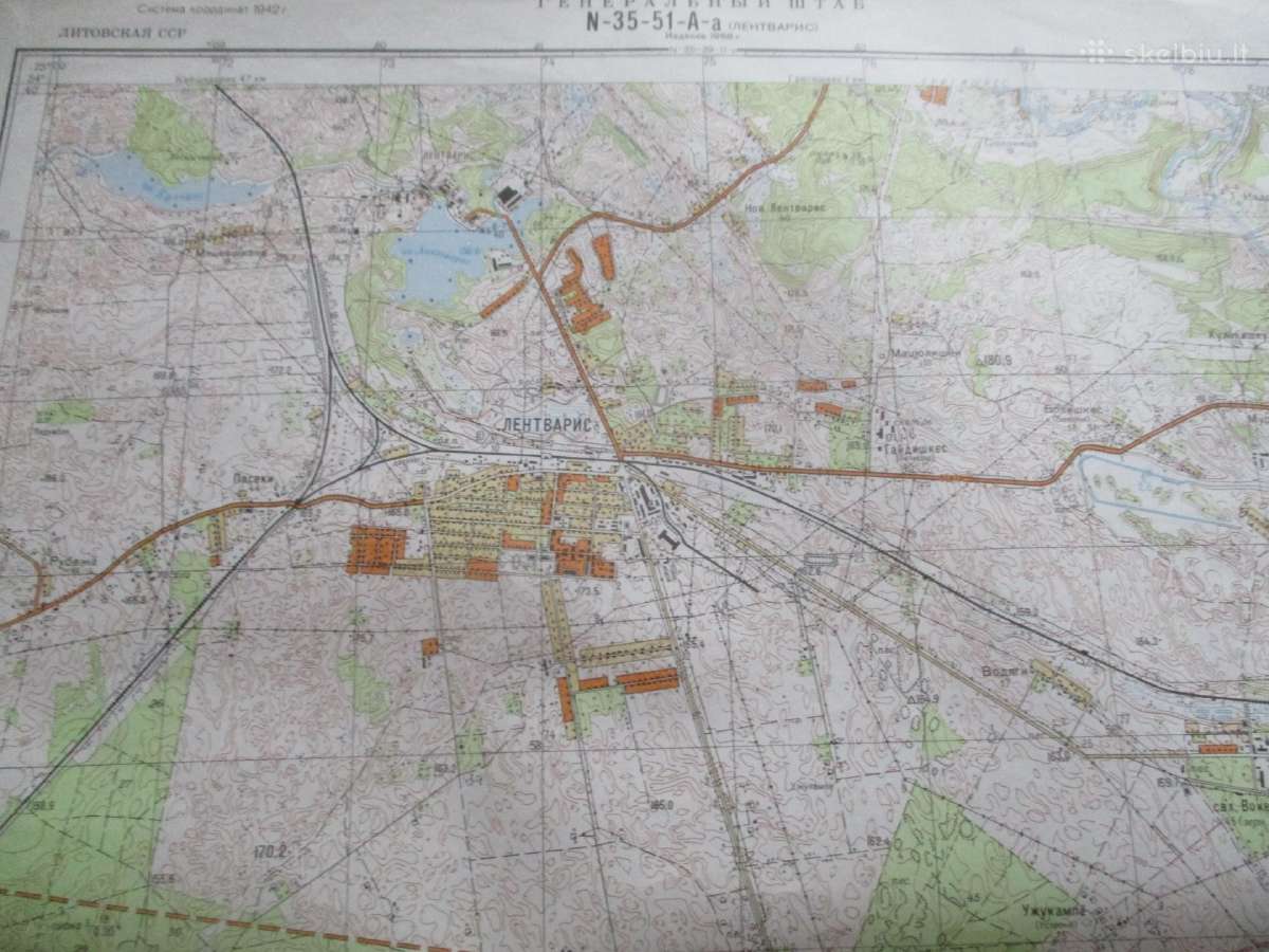 Topografiniai žemėlapiai - nuotraukos Nr. 2
