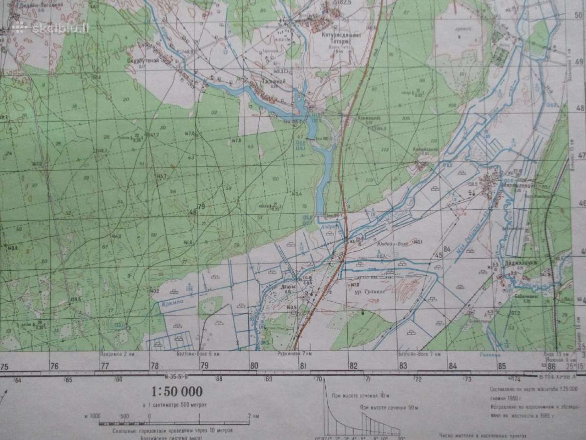 Topografiniai žemėlapiai - nuotraukos Nr. 6