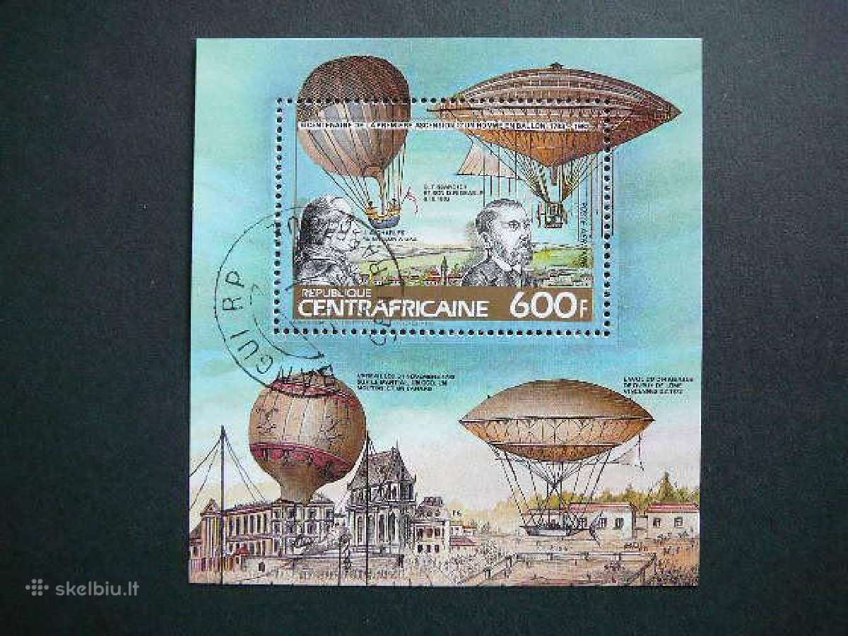 Oro balionai Centr. Afrikos Resp 1983 caf256