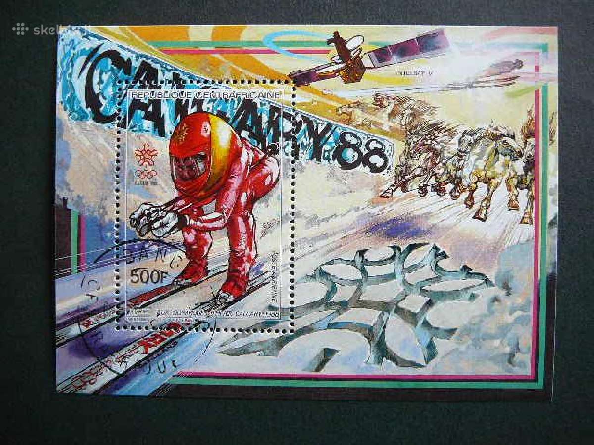 Olimpines ziemos Centr. Afrikos Resp. 1987 caf421
