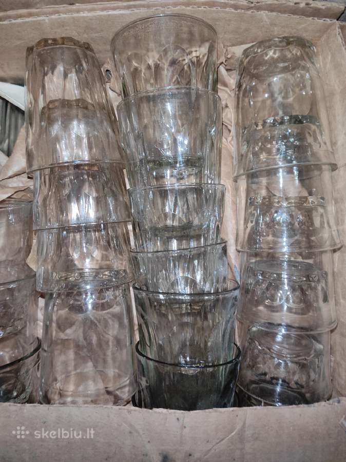 Stiklinė briaunota Tarybinė Shambor 200 ml. - nuotraukos Nr. 7