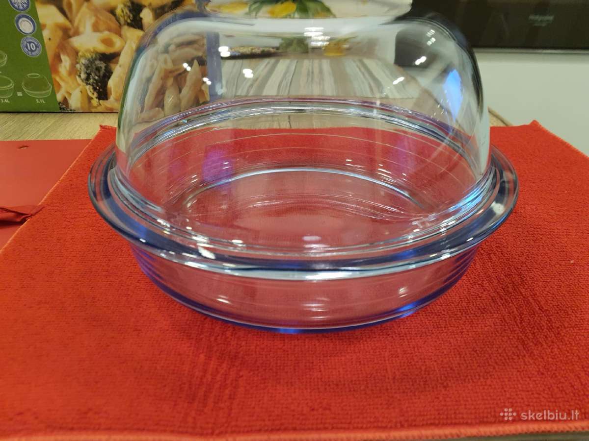 Pyrex karščiui apsparus indas su dangčiu - nuotraukos Nr. 5