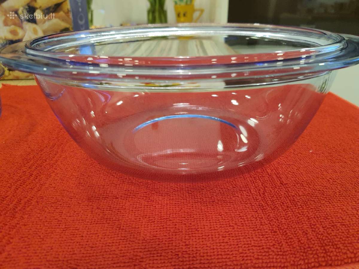 Pyrex karščiui apsparus indas su dangčiu - nuotraukos Nr. 7