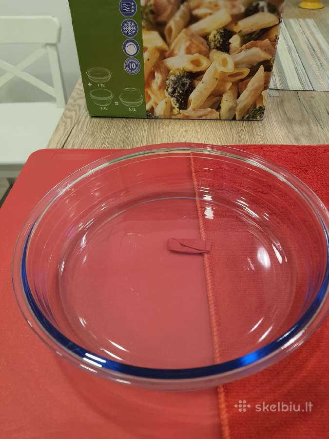 Pyrex karščiui apsparus indas su dangčiu - nuotraukos Nr. 9