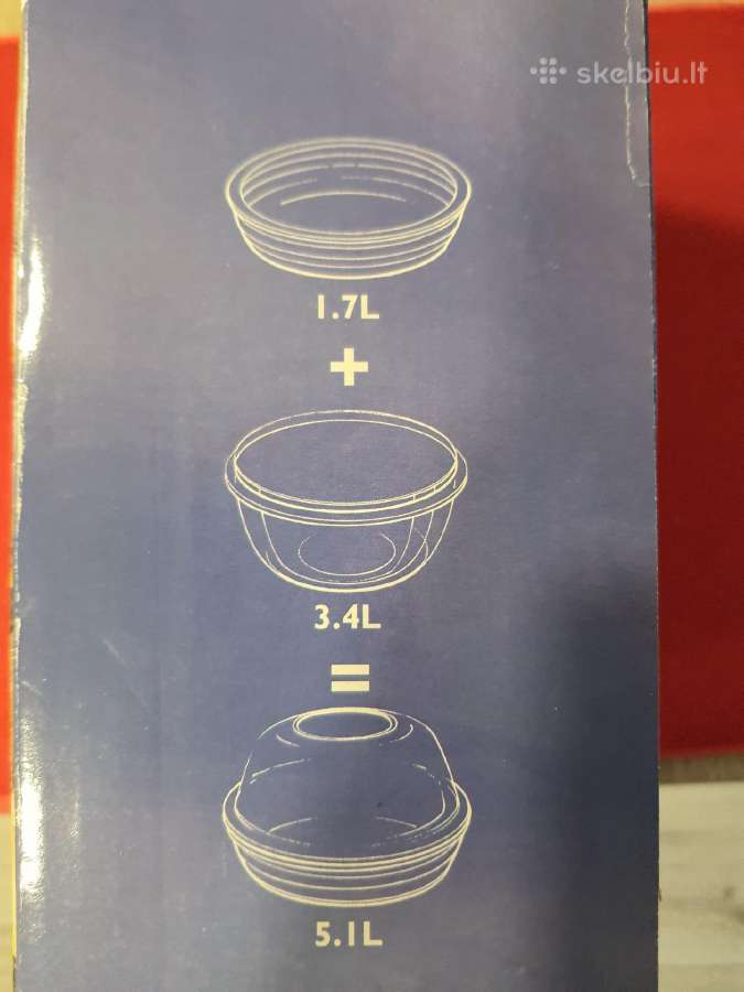 Pyrex karščiui apsparus indas su dangčiu - nuotraukos Nr. 3