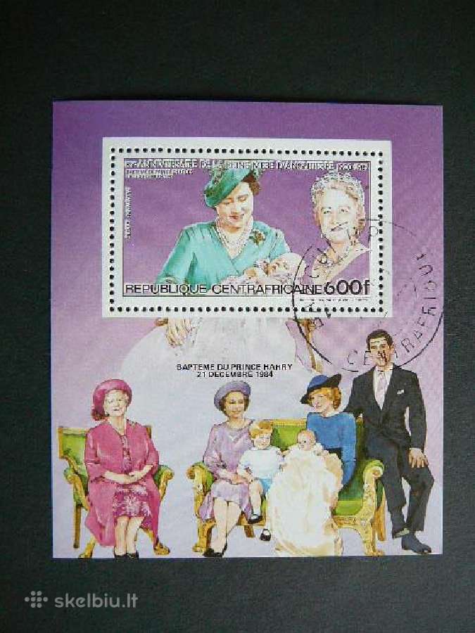 Karaliene Princas Centr. Afrikos Resp. 1985 caf334