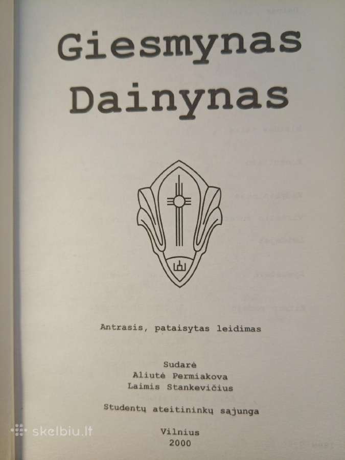 -Giesmynas - dainynas / ateitininkai 2000 m. II v - nuotraukos Nr. 4