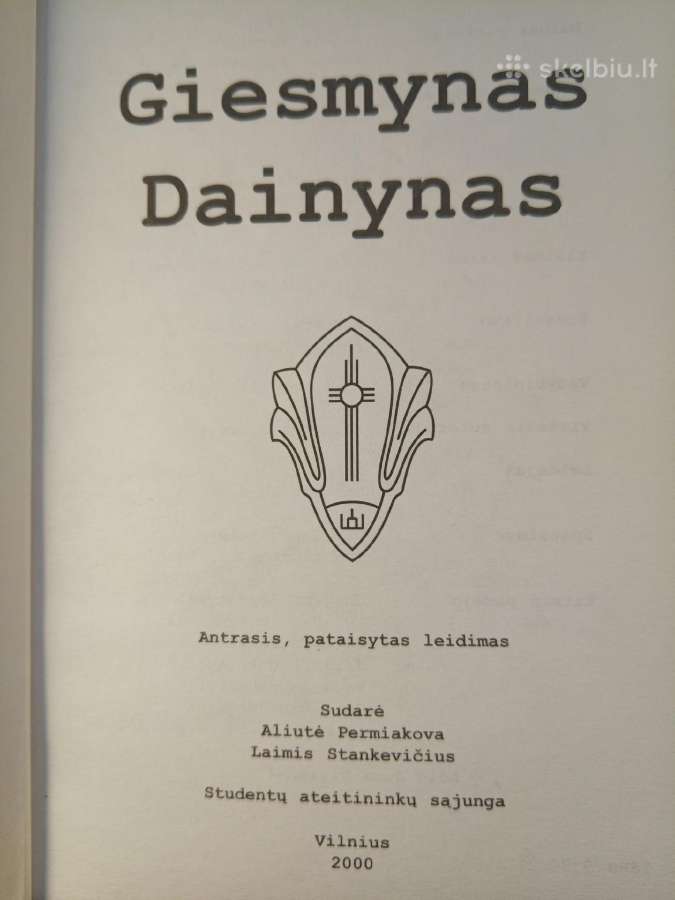 -Giesmynas - dainynas / ateitininkai 2000 m. II v - nuotraukos Nr. 5