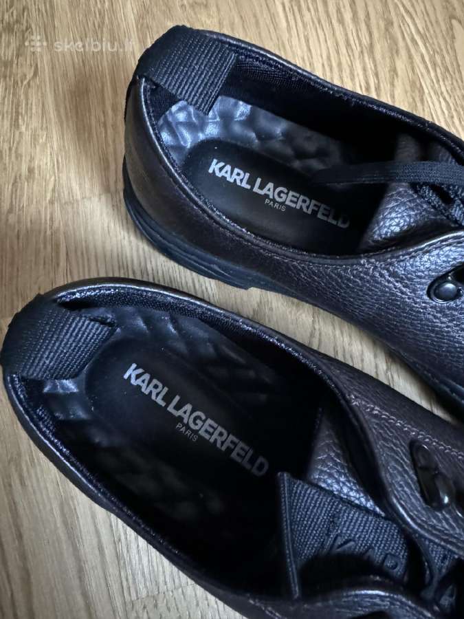 Originalūs Karl Lagerfield odiniai batai 44 dydis - nuotraukos Nr. 3