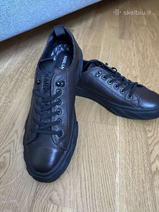 Originalūs Karl Lagerfield odiniai batai 44 dydis - nuotraukos Nr. 4