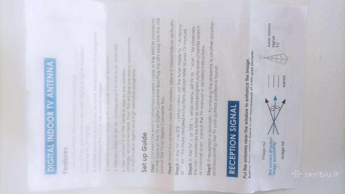Antena su stiprintuvu iki 150km - nuotraukos Nr. 5