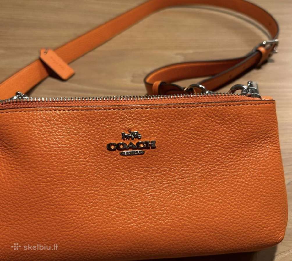 Originali Coach Double Zip Crossbody rankinė - nuotraukos Nr. 4