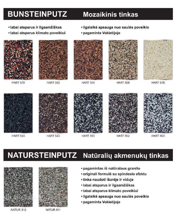Mozaikinis Tinkas Pamatams Hart Gera Kaina - nuotraukos Nr. 13