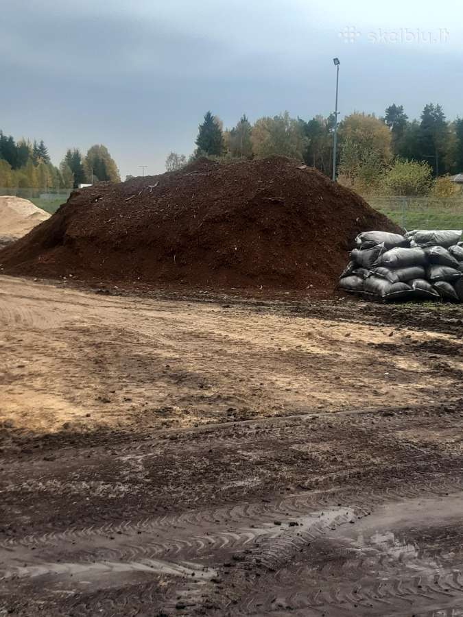 Mulčas,skiedros,bigbag,kompostas,juodžemis,durpės - nuotraukos Nr. 26