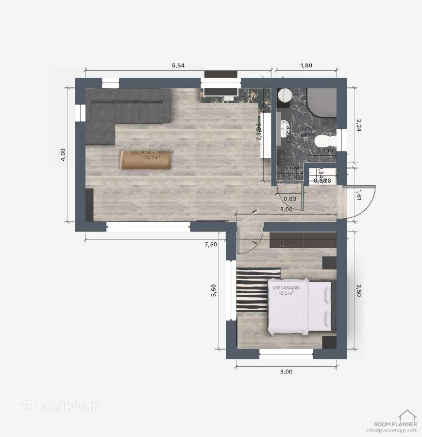 Moduliniai - karkasiniai A, A++ klasės namai - nuotraukos Nr. 31