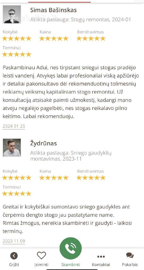Stogų remontas su garantija - nuotraukos Nr. 32
