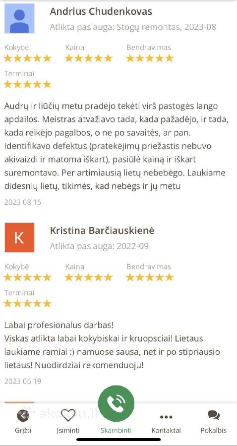 Stogų remontas su garantija - nuotraukos Nr. 33