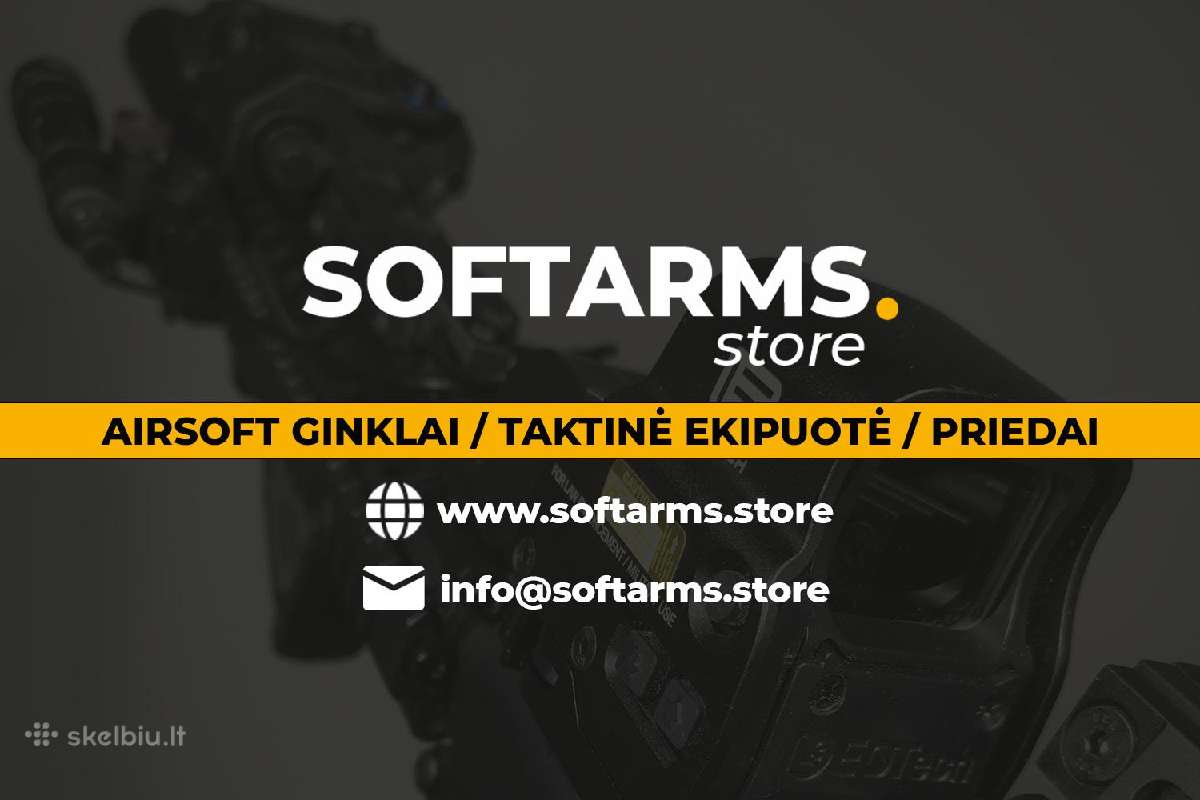 Airsoft Ginklai, Taktinė Ekipuotė - softarms.store