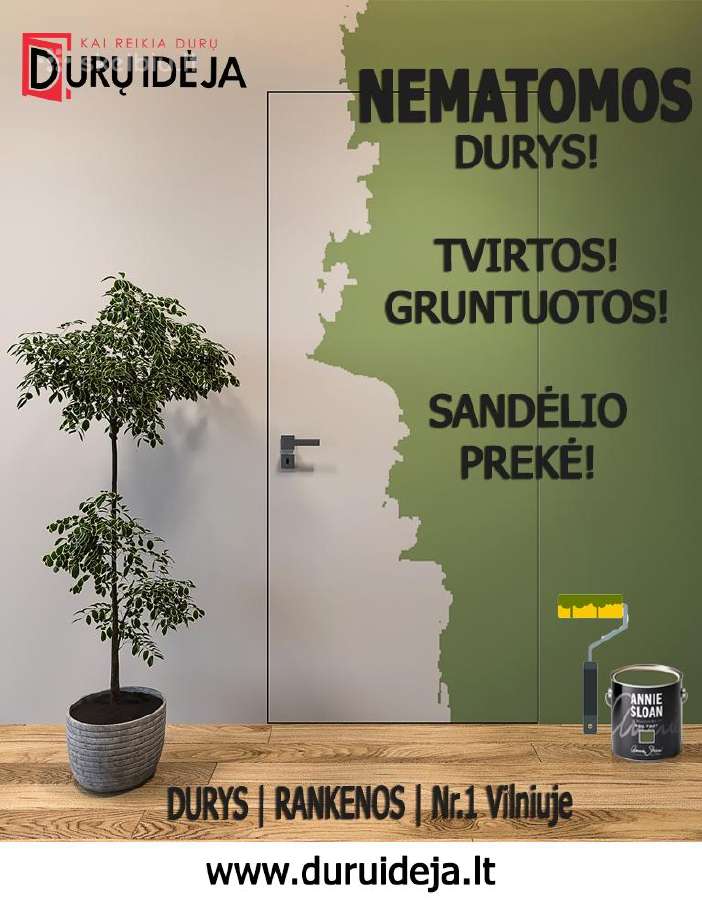 Vidaus durys, nematomos durys, lauko durys! Nr.1 - nuotraukos Nr. 5
