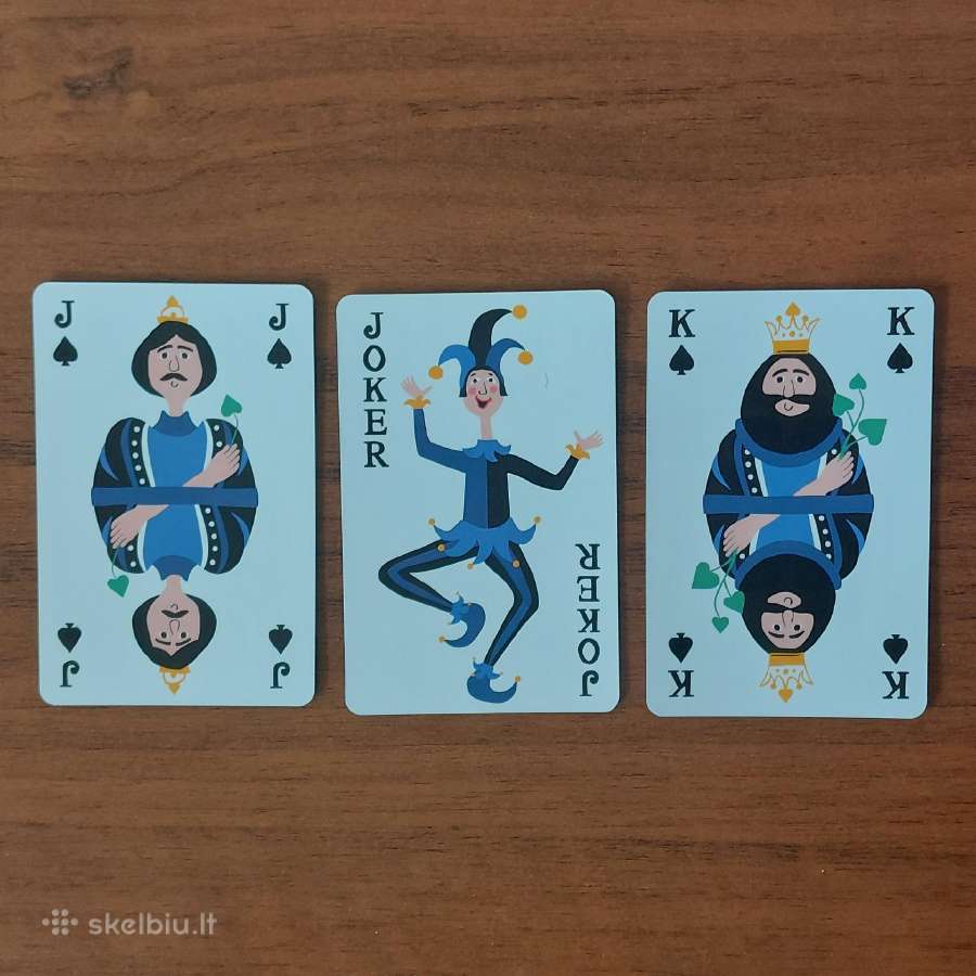 Kolekcinės kortos ,55 vnt. ( 3 džokeriai ) - nuotraukos Nr. 33