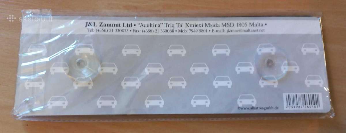 Maltos automobilio numeriai suvenyras - nuotraukos Nr. 2