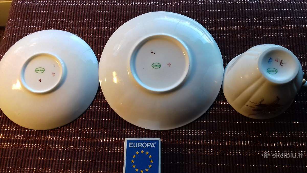 Porcelianinis kavos rinkinys (vienam asmeniui) - nuotraukos Nr. 6